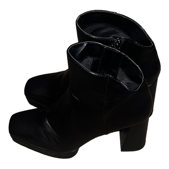 Jessica Simpson Kilise Slant Boot Zipper Square Toe 4 in  Block Heel Women’s 10 - Picture 2 of 13